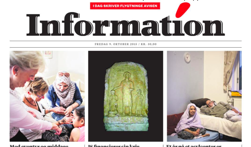 The newspaper that recruited refugees for a special issue
